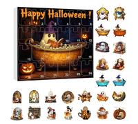 Calendario Del Conto Alla Rovescia Di Halloween - Calendario Avvento Spettrale 24 Giorni 2D | Set Artigianale Del Calendaro 'Avvento | Halween Christmas Countdown Calendar Bambole Figure Da Colle