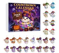 Calendario del conto alla rovescia di Halloween con ciondolo fantasma N5L1