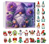 Calendario del conto alla rovescia di Natale 3D | Ornamento per le vacanze a 24 giorni Conto alla rovescia per le decorazioni degli alberi di Natale | Pendenti sospesi festosi per la scuola di casa gi