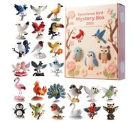 Calendario Del Conto Alla Rovescia Di Natale All'uncinetto,Crochet Animals Bird Avvent Calendar 2025,24 Giorni Kit A Maglia Fai -da -te,kit Artigianale Fatto A Mano,per Principianti,adolescenti,adulti