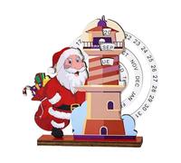 Calendario Del Conto Alla Rovescia Di Natale - Calendario Della Scrivania In Legno In Stile Blocco, Decorazione Rustica Per La Casa Per Scaffali, Tavolo, Dormitorio, Camera Da Letto, Appartamento, Hot