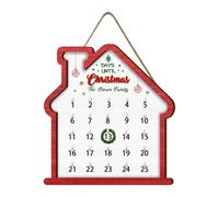 Calendario Del Conto Alla Rovescia Di Natale - Decorazioni Per Feste Di Avvento 2025, Decorazioni Da Parete Dels Calendario In Legno Di 25 Giorni | Calendari0o Del Conto Alla Rovescia, Arazzi