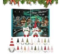 Calendario Del Conto Alla Rovescia Per Natale Con Gnomi | Display Collezionabile Da 24 Giorni - Calendario Con Gnomi Per Il Conto Alla Rovescia Per Natale - Per Amici Adolescenti Famiglia Adulti Alber