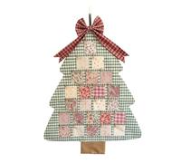 Calendario del conto alla rovescia, riutilizzabile, 24 giorni, in tessuto, da appendere, con tasche, decorazione natalizia per casa, famiglia, bambini, 45 x 25 cm