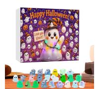 Calendario del Conto Indietro per Halloween - Fosforescenti Fantasma Per Contatore Alla Ritorno | Decorazione Casa Incantata per Donne Uomini Bambini | per Famiglie Bambini