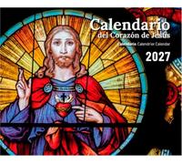 Calendario del Corazón de Jesús 2027 - Pared con faldillas