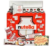 Calendario dell’Avvento XXL Nutella 2025 + Biglietto Personalizzato Cía&Co · Edizione Limitata con 24 Momenti Dolci · Include Biscuits, Mini Vasetti e Accessori Esclusivi · Regalo di Natale · 528 g