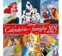 Calendario per la famiglia 2025. Disney. Con adesivi. Ediz. a colori