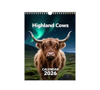 Calendario della fattoria 2026, 12 mesi, in carta spessa, decorazione da parete, pianificazione organizzativa, calendario della natura, per gli amanti degli animali, adulti, amici, donne, uomini, casa