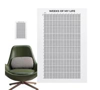 Calendario della mia vita in settimane, calendario della vita in settimane, calendario della vita in settimane, calendario della vita, calendario settimanale - 85 anni di vita in settimane | Mindset