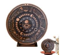 Calendario Della Ruota 'anno - Ornamento Naturale Da 350 G, Grafico Del Festival Astrologico, Placca Con Segno Mistico Boemo, Esoterico Per La Visualizzazione Della Divinazione | Libreria Da
