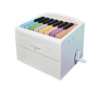Calendario della Scrivania del Piano, Mini Pianoforte Playable, Decorazioni Musicali Compatte per Casa, Scrivania, Sala (con schede di calendario musicale)