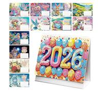 Calendario Della Scrivania 'ufficio Art Di Rhinestone 2026 - Desktop Planner Mensili | Calendario 2026 Per La Scrivania Per Insegnanti In Classe Tabella Di Compleanno Della Scuola Di