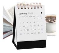 Calendario della tabella compatta - Stylish Daily Planner 2025-2026 | da scrivania funzionale per la pianificazione degli eventi, gestione del, note, lettere di diario, studio, dormito