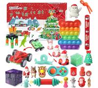 Calendario dell'Avvento 2023 per Bambini: 24 Regali a Sorpresa, inclusi Bubble Fidget Toy, Babbo Natale e Renne - Il Regalo di Natale perfetto per Ragazze e Ragazzi, 3+ anni
