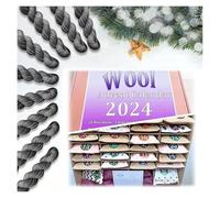 Calendario dell'avvento 2024 in lana, calendario con segnapunti, calendario 24 giorni, calendario dell'avvento 2024 con filati di lana, calendario dell'avvento all'uncinetto, calendario dell'avvento