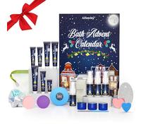 Calendario dell'Avvento 2025, Calendario dell'Avvento Bellezza 24 Giorni di Bagno, Calendario dell'Avvento Donna, Conto alla Rovescia fino a Natale- Miglior regalo con cura viso corpo, labbra