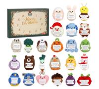 Calendario dell'Avvento 2025 con supporto emotivo, 24 giorni, con 24 strumenti unici di supporto emotivo, design acrilico 2D, per persone care di tutte le età (B)