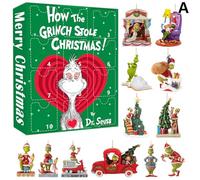 Calendario dell'Avvento 2025 Figurine di Natale, decorazioni natalizie da appendere per abete, confezione da 24 giorni per contare i giorni fino a Natale, regalo per amici, familiari e vicini