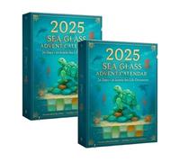 Calendario dell'Avvento 2025 In Vetro Di Mare, Conto Alla Rovescia Di Natale Di 24 Giorni A Tema Oceano, Con 24 Adorabili Decorazioni Realistiche Di Animali Marini, For Amanti (Blu-2 Set)