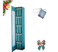 Calendario dell'Avvento 2025, mini libro decorativo, con 25 piccoli libri per gli amanti della lettura, idea regalo in stile biblioteca dell'albero di Natale (#02)