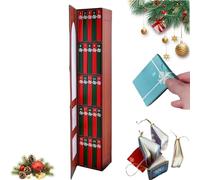Calendario dell'avvento 2025, mini libro ornamentale, regalo per gli amanti dei libri, con 24 libri, regalo di Natale, calendario per conto alla rovescia per gli amanti dei libri, decorazioni per le