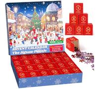 Calendario dell'avvento 2025 per adulti e adolescenti, 1008 pezzi, puzzle calendario dell'avvento 24 giorni per ragazze adolescenti, cose fantastiche e divertenti, regali di Natale per uomini, donne