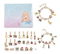 Calendario dell'avvento 2025 per ragazze e donne, kit per la creazione di gioielli 24 giorni, regalo per conto alla rovescia di Natale per figlia, fidanzata, moglie, mamma (stile D)