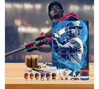 Calendario dell'avvento 2025, per ragazzi e uomini, 24 giorni, in acrilico, conto alla rovescia di Natale, per giocatori di baseball, decorazioni per feste di Natale, regali per mariti e fidanzati (2
