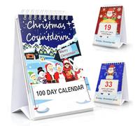Calendario dell'Avvento 2026 - 100 Giorni di Countdown con Planner Mensile | 100 Giorni di Countdown con Planner Mensile,Scatole Riempibili per Regali,Decorazione per Casa e Ufficio,Regalo Uomo e Donna