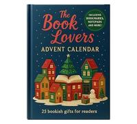 Calendario dell'Avvento 25 giorni per amanti dei libri con segnalibri e regali l