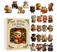 Calendario dell'Avvento 3D Highland Cow 2025, 24 giorni Highland Cow ornamenti natalizi conto alla rovescia, con 24 statuette in miniatura di mucca altopiani, ornamenti di bovini, calendario natalizio