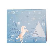 Calendario dell'Avvento a tema cavalli con 24 regali e sorprese for gli amanti dei cavalli - Winter Sky Design(Blue)