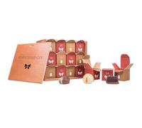 Calendario dell'Avvento al Cioccolato - Calendario dell'Avvento al Cioccolato - 12 cioccolatini, 6 nocciole e 6 noci di Macadamia ricoperte di cioccolato - Idee regalo di Natale - Grande, 24 articoli