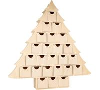 Calendario dell'Avvento - Albero - 45 x 43,5 x 6,5 cm
