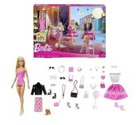 Calendario dell'Avvento Barbie JFL63 con 24 pezzi bambola e accessori