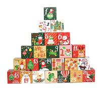Calendario Dell'Avvento Box 24 Giorni Conto Alla Rovescia Calendario Avvento Vuoto Per Riempirti Da 24 Pezzi Da 3 Pollici Calendario Avventa Per La Carta Kraft 2023 Per Decor Deco