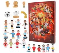Calendario dell'Avvento Calcistico 2025, 24 Giorni Conto Alla Rovescia di Natale, Calendario dell'Avvento con 24 Accessori da Calcio per Regali di Natale 2025
