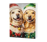 Calendario dell'Avvento Canino 2025, ciondoli 2D, 24 giorni