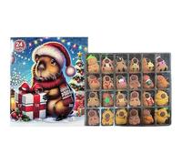Calendario dell'Avvento, Capybara, decorazione per interni, decorazioni carine per contare i giorni, per adulti, adolescenti, soggiorno, camera da letto, libreria, feste, ingresso dicembre