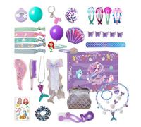 Calendario dell'Avvento Con Perline Indietro Per Natale 24 Giorni | Accessori Gioielli Decorativi Sirene,Gioielli Da Travestirsi | Per Ragazze E Anche Per Figlia E Nipote, Come Dettaglio Per Calcetin