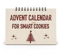 Calendario dell'Avvento con puzzle e indovinelli, sfida il tuo cervello questo avvento, ottimo regalo per biscotti intelligenti