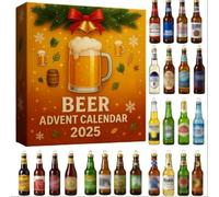 Calendario Dell'avvento Del Whisky 2025, Esplora 24 Whisky Unici Dalla Scozia Al Giappone, Un Viaggio Di Degustazione Quotidiano, Scatola Premium Per Il Conto Alla Rovescia Natalizio Per Adult Yellow