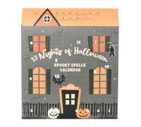 Calendario dell'Avvento di 13 notti di Halloween, conto alla rovescia spettrale con dolcetti e sorprese, decorazioni inquietanti per bambini e adulti, divertimento per vacanze di 13 giorni