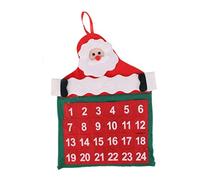 Calendario dell'avvento di Natale 2024 in feltro per conto alla rovescia calendario fai da te ornamenti natalizi decorazioni da appendere
