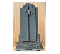Calendario dell'Avvento Die Hard - Hans Gruber Falling off off Nakatomi Plaza, calendario dell'Avvento 2024 per Halloween e Natale, calendario di Natale in legno conto alla rovescia per adulti