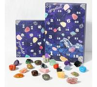 Calendario Dell'Avvento Esplora la natura! 24 Tianshui Crystal Stone Mineral Blind: il massimo per i bambini e un'entusiasmante esperienza didattica scientifica!