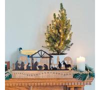 Calendario Dell'Avvento In Legno, Stile Fattoria, Festività, Numero, Data,