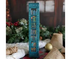 Calendario dell'Avvento letterario - READVENT con 25 mini classici, sorpresa quotidiana, design vintage e contenuto bonus - elegante decorazione natalizia per gli amanti dei libri (blu)