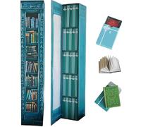 Calendario dell'Avvento Mini Book 2025, Mini Book Ornament con 24 libri, Calendario del conto alla rovescia di Natale e decorazioni per la casa per gli amanti dei libri(Green)